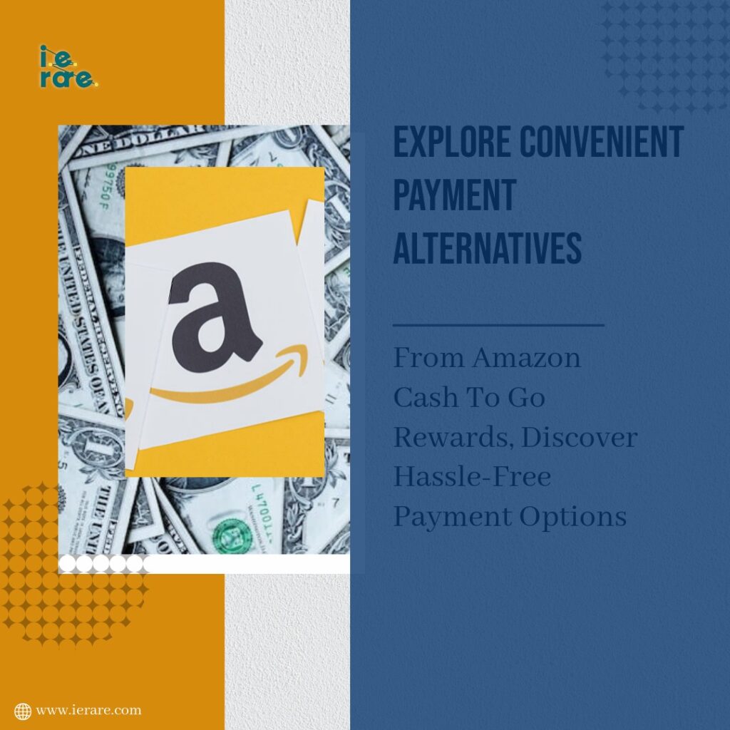 Payment Alternatives A number of payment methods are available at Amazon Go, including Amazon Cash and Amazon Go Rewards.